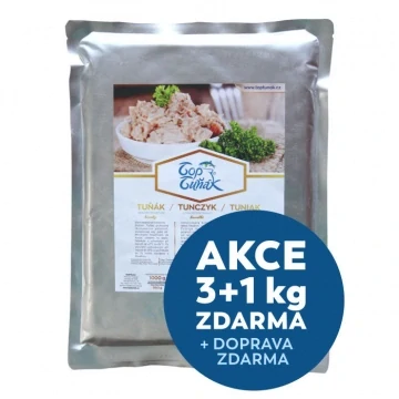 Tuňák kousky ve slunečnicovém oleji TOPTUŇÁK